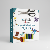 Hatch 2 Embroidery Software Lifetime License (Instant Download)